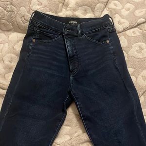 High waist skinny jeans